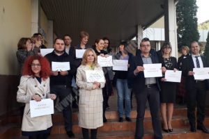 Protest pentru Justiţie Independentă, pe trepetele Judecătoriei Târgovişte