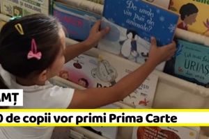 NEAMȚ: 1700 de copii din judeţul Neamţ vor primi Prima Carte pentru acasă