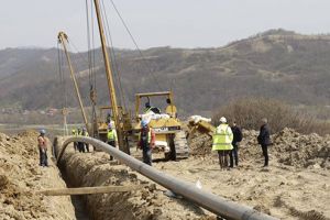 Lucrările la magistrala de gaz metan Mintia-Brad, în linie dreaptă (Galerie foto)