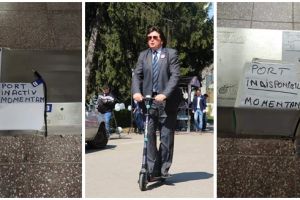 Trotinetele lui Robu, „atacate” de studenţi. Au rupt din cablurile de încărcare de la toate staţiile