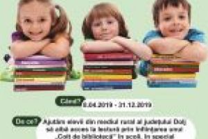 „Un cititor, o carte”  Cărţi şcolare pentru elevii din zonele defavorizate