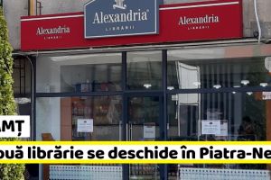 NEAMȚ: Maraton de caricaturi gratuite şi oferte speciale la deschiderea primei librării Alexandria din Piatra-Neamţ