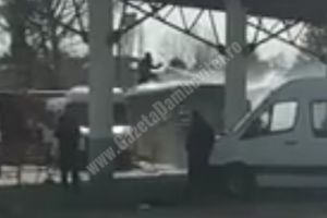 TÂRGOVIȘTE: Incendiu in autogara Mondotrans