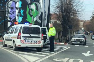 FOTO Un sibian beat a căzut de pe bicicletă, pe Calea Poplăcii