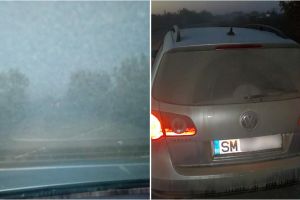 FOTO. Drumul spre Amaţi, ca prin Sahara. Situaţie de urgenţă!