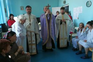 Taina Sfântului Maslu la Spitalul Judeţean de Urgenţă Slobozia