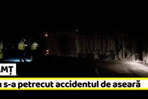 NEAMȚ: Un TIR a intrat pe contrasens şi a spulberat un autoturism