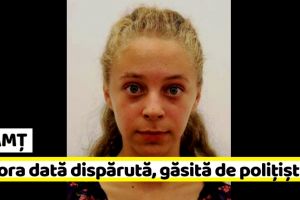 NEAMȚ: Minora dată dispărută, găsită de poliţişti. Vezi motivul pentru care a plecat de acasă
