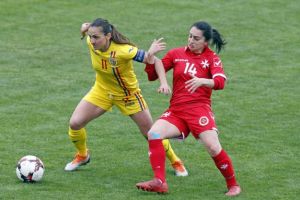 Este capitanul echipei nationale: Fotbalista Florentina Olar-Spanu, din Constanta, un gol in dubla Romanei cu Malta (galerie foto) 