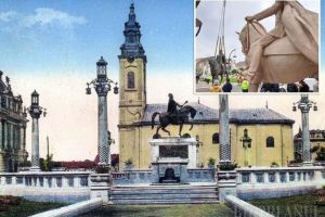 Trăiască Regele! Ferdinand Întregitorul a revenit în inima Pieţei Unirii din Oradea. Cine a fost acolo înaintea lui? (FOTO)