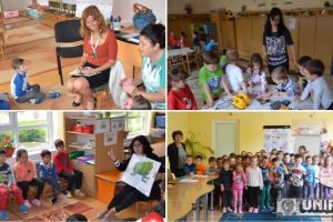 FOTO: „O poveste pentru fiecare copil”. Vânătoare de comori la Grădiniţa nr. 11 Alba Iulia de ziua… buldozerului!