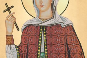 Veşmintele Sf. Filoteea au ajuns la Medgidia