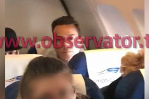 Observator Antena 1. Foto cu Mazare din avionul cu care vine in Romania