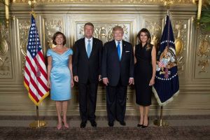 FOTO – Klaus Iohannis alături de Donald Trump la recepţia ONU de la New York