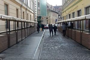 Tarabă pentru comercianţii de pe Bălcescu, scoasă la licitaţie de primărie