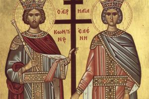 Sfinţii Împăraţi întocmai cu Apostolii Constantin şi mama sa Elena