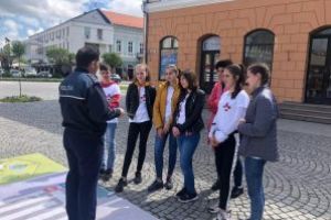 Poliţiştii covăsneni au fost prezenţi cu activităţi preventive la evenimentul „Sanitarii pricepuţi”