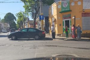 Accident la intersectia strazilor Nicolae Iorga cu Mihai Viteazu