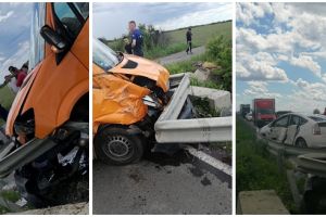 Șoferiţă la spital în urma unui accident de circulaţie, între Sânmihaiu Român şi Săcălaz
