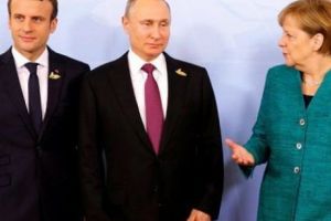 Greii lumii, discuţie cu miză uriaşă. Macron şi Merkel, mesaj clar pentru Putin. Ce se va întâmpla în coontinuare