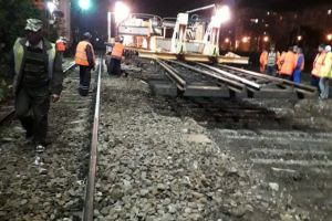 Lucrari de intretinere si reparatii curente la infrastructura feroviara in zona Garii de Nord (galerie foto)