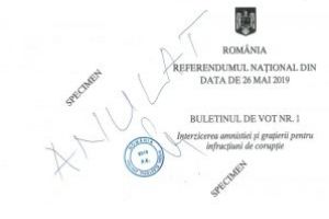 Maramures: Cum votam la alegeri si care sunt intrebarile de la referendumul pentru justitie. Vezi cum arata buletinele de vot