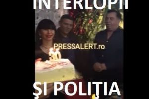 ŞEFI DIN MAI şi alţi grei din Poliţie, ALĂTURI DE INTERLOPI, la o petrecere! Filmare difuzată în premieră. Breaking news