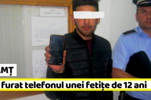 NEAMȚ: I-au furat telefonul unei fetiţe de 12 ani, din Piatra-Neamţ (FOTO)