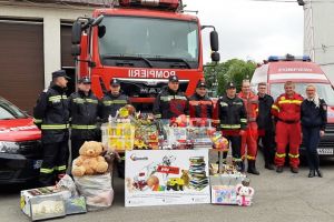 FOTOGALERIE. Pompierii sătmăreni s-au alăturat campaniei Gemelli #şitupoţi