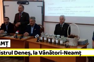 NEAMȚ: Ministrul Apelor şi Pădurilor le-a explicat elevilor din Vânători-Neamţ cum îşi protejează statul pădurile