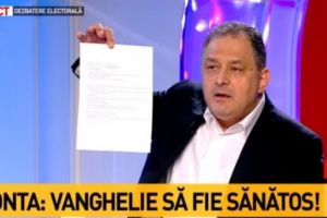 DCNews: Vanghelie, la Antena 3: ''Ponta le lua banii oamenilor de afaceri''