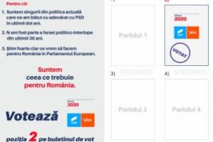 Voteaza Alianta 2020 USR PLUS!