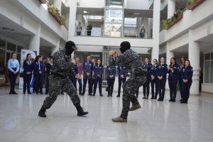 Tehnici de autoapărare şi de acordare de prim-ajutor, demonstrate în campusul USV