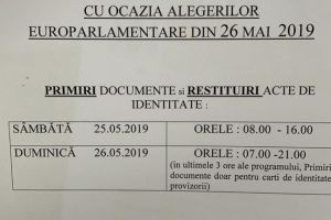 Program de lucru prelungit la Serviciul Evidenta Persoanelor din cadrul Primariei Municipiului Constanta in acest week-end