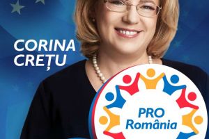 (P) Comunicat de presă – Corina CREȚU (PRO România): Sunt convinsă că judeţul Alba va vota pentru continuarea parcursului european al României!