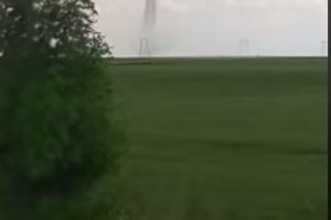 O noua tornada a fost surprinsa astazi in judetul Ialomita. In ce zona a fost observata (video)