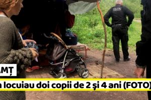 NEAMȚ: Cum locuiau doi copii de 2 şi 4 ani în Piatra-Neamţ (FOTO)
