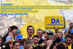 Votul e singura armă a cetăţeanului simplu împotriva instaurării dictaturii. E simplu, duminică, votează!
