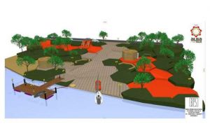 FOTO. Cum va arăta viitoarea zonă de agrement cu debarcader de pe malul râului Mureş, la Alba Iulia. Proiectul a fost aprobat spre finanţare şi intră în procedurile de contractare