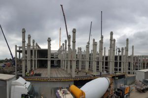 VIDEO FOTO – Lucrările la Mall-ul de la Gară. Aşa arată Festival Centrum Sibiu acum