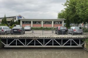 FOTO. Târgu-Mureş: Soluţie pentru 1.500 de parcări peste Pocloş propusă de conducerea ABA Mureş