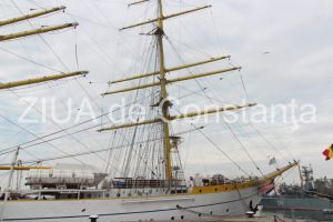 Festivitate de premiere a marinarilor militari dedicata navei-scoala Mircea