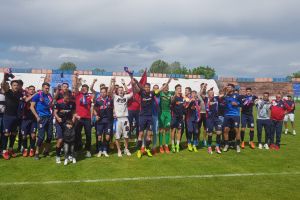 MOMENT ISTORIC: Chindia a promovat în Liga 1, după ce a învins pe Luceafărul Oradea!