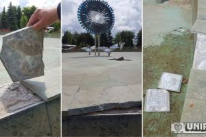 FOTO /VIDEO ȘTIREA TA: Fântâna ”cântătoare ”din Parcul Unirii nici nu mai cântă, nici nu îi mai încântă pe albaiulieni