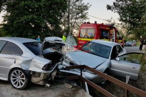 FOTO. Accident violent în Odoreu. Două femei, rănite