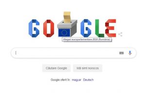 Google marcheaza votul de azi printr-un Doodle