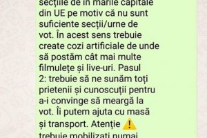 Au inceput dezinformarile. USR indeamna alegatorii din Diaspora sa 