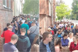 FOTO. Sătmărean, la vot în Austria: ,,Voi, cei de acasă, mergeţi şi votaţi!”