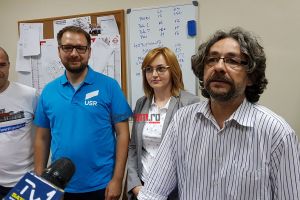 FOTO/VIDEO. Bucurie şi optimism la USR Satu Mare: ,,Continuăm lupta pentru o ţară mai bună”