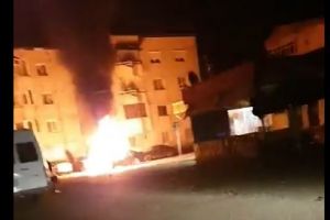 Oficial de la IPJ Constanta despre incendiul de la Medgidia. Un autoturism a fost incendiat intr-o parcare 